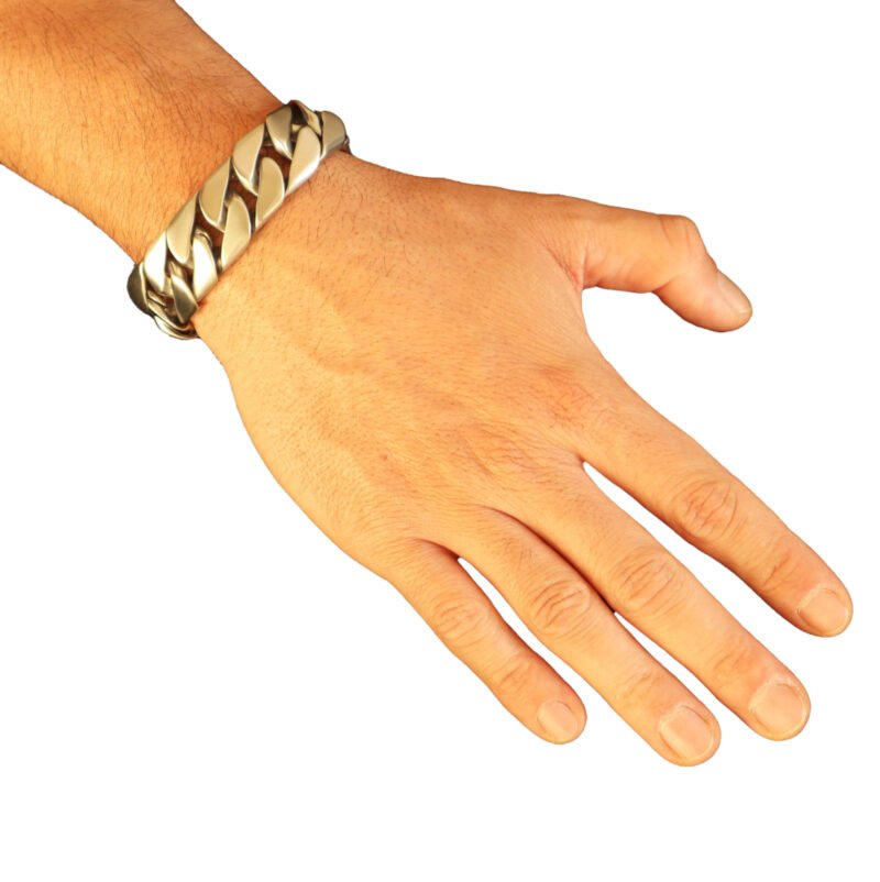 Bracelet Silver Stainless Steel - Image 4