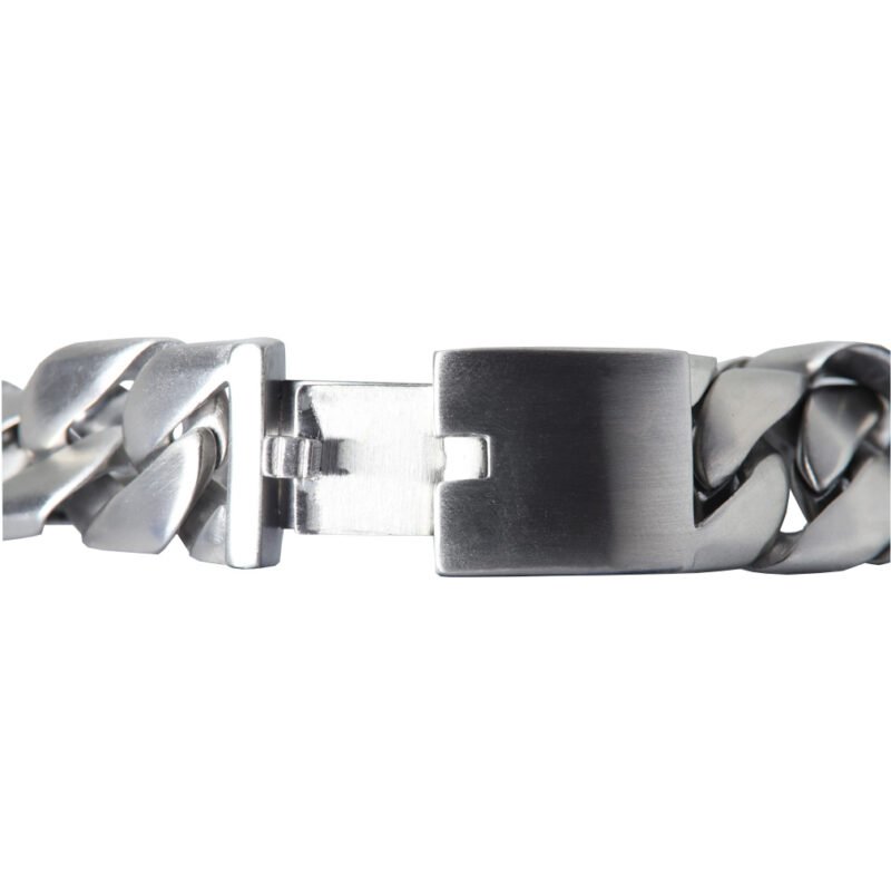 Bracelet Silver Stainless Steel - Image 2