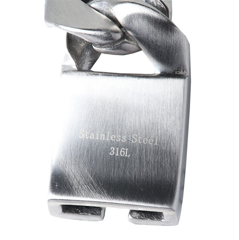 Bracelet Silver Stainless Steel - Image 3