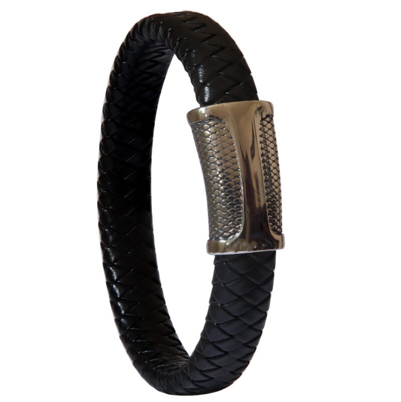 Armband Leder Edelstahl