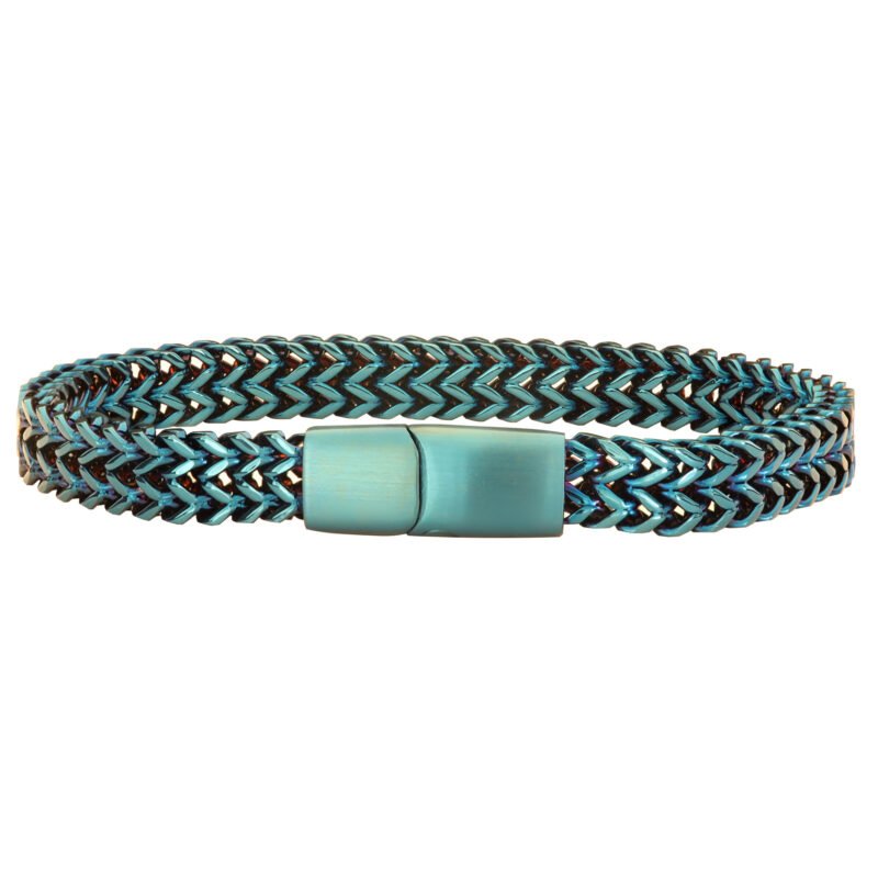 Armband Blau Edelstahl