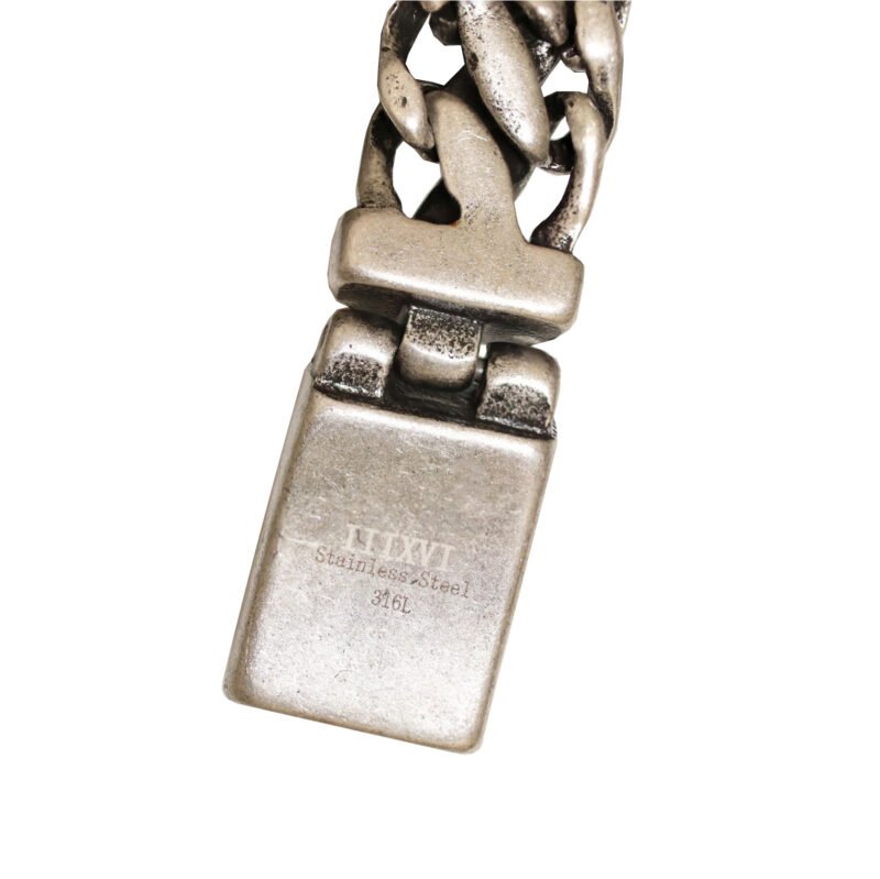 Armband Antikes Silber Edelstahl – Bild 2