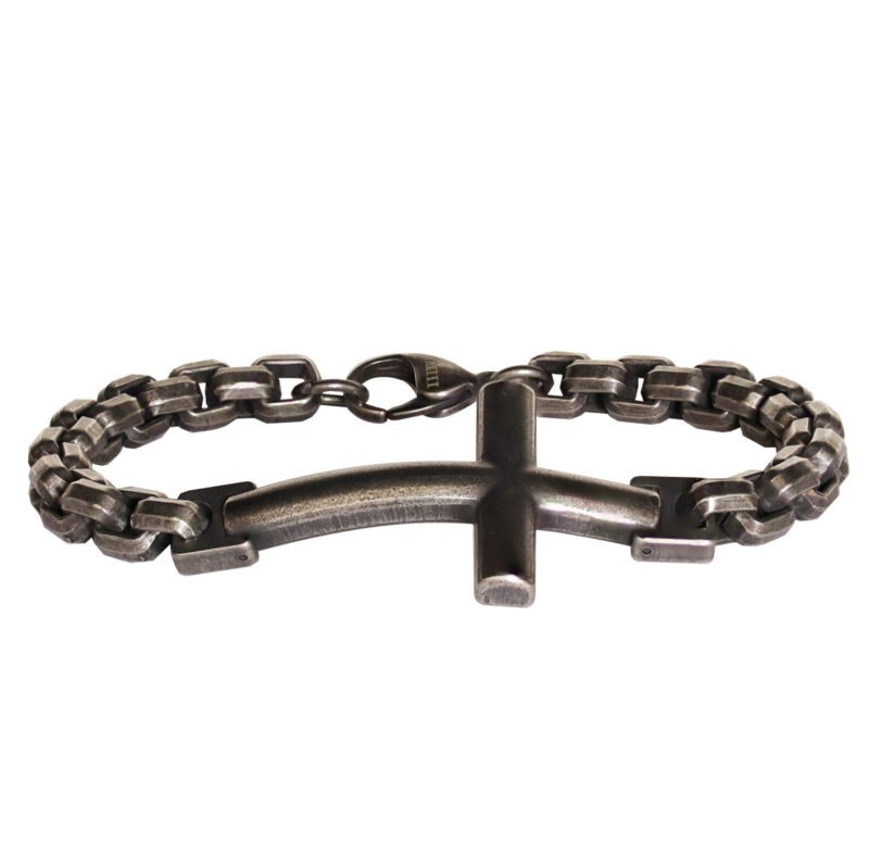 Armband Matt Silber Edelstahl