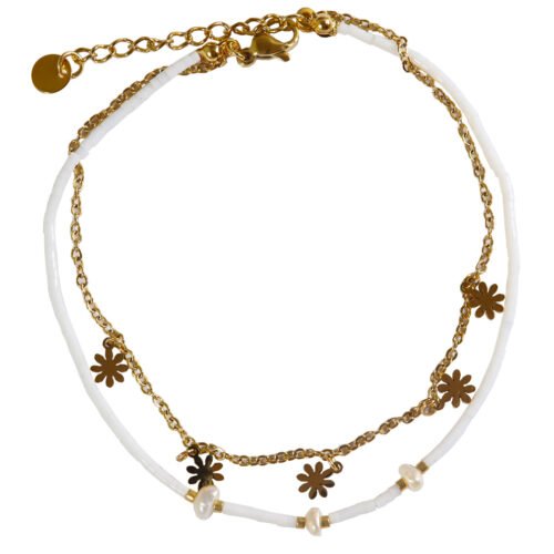Anklet Gold Stainless Steel