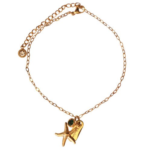 Anklet Gold Stainless Steel